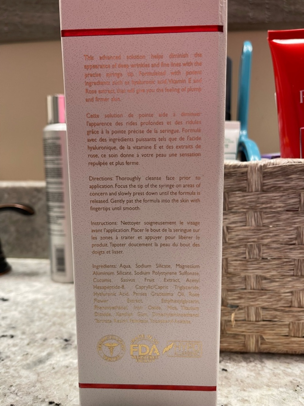 Pink & Gold Wrinkle Smoothing Serum - Picture 3 of 3